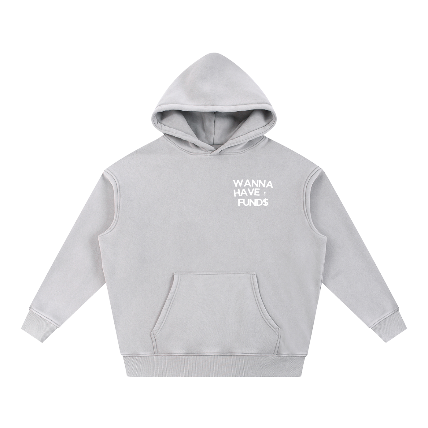 "NYC" Snow Wash Fleece Hoodie