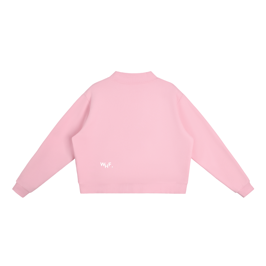 “NYC” Fleece Mock-Neck Sweatshirt