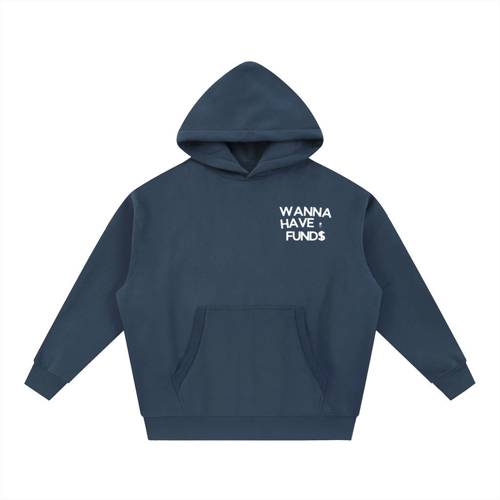 "LOST IN LA" Oversized Boxy Fit Fleece Hoodie