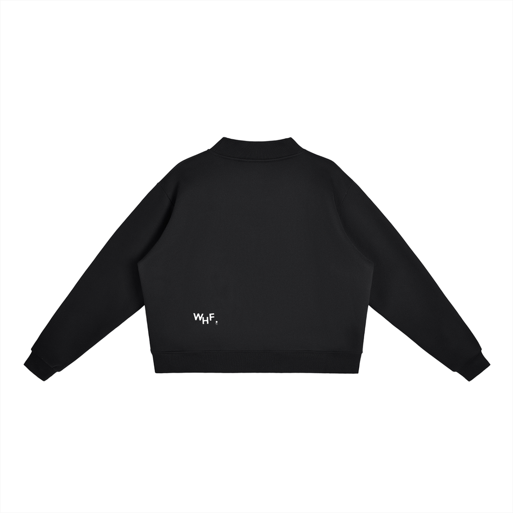 “NYC” Fleece Mock-Neck Sweatshirt