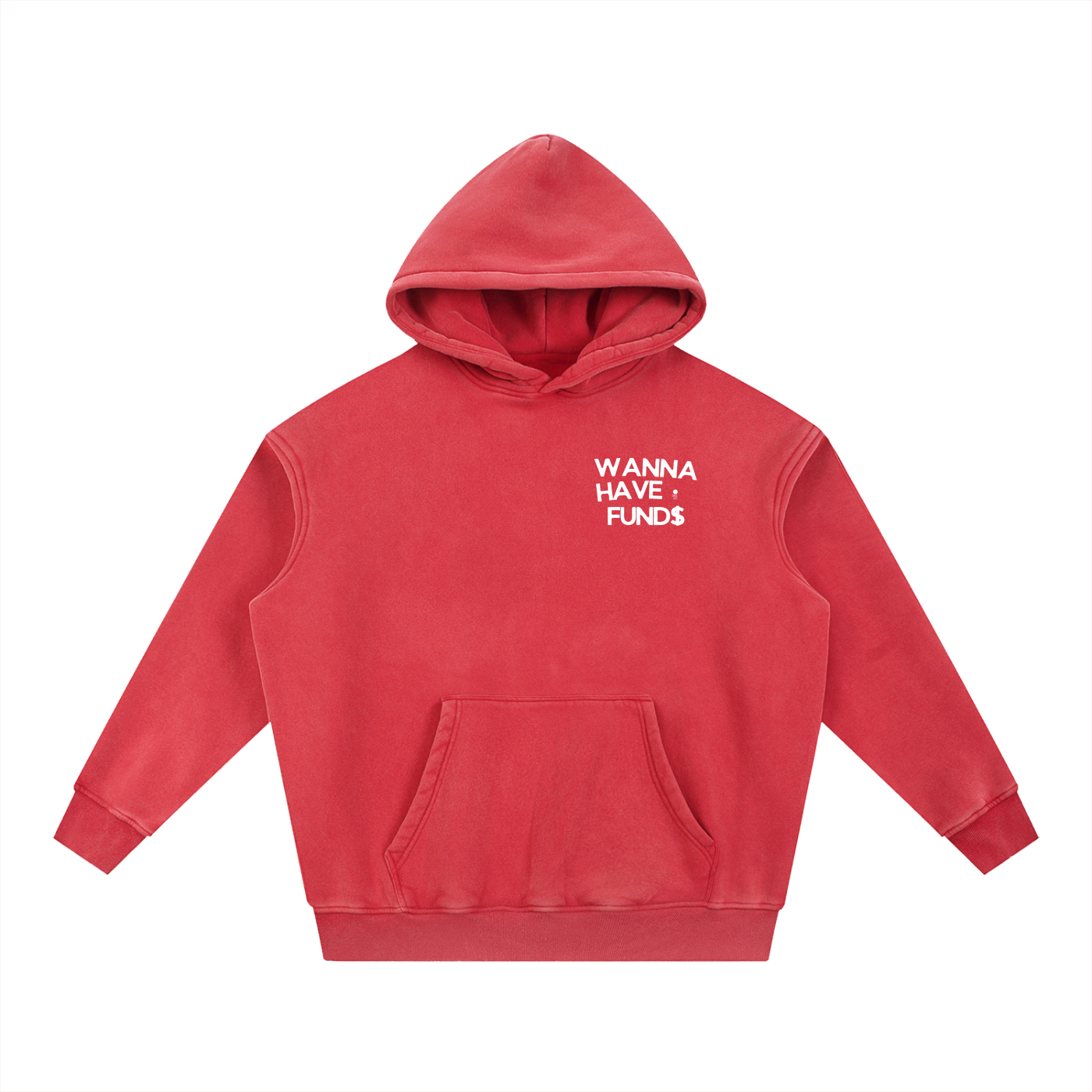 "NYC" Snow Wash Fleece Hoodie