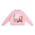 “NYC” Fleece Mock-Neck Sweatshirt