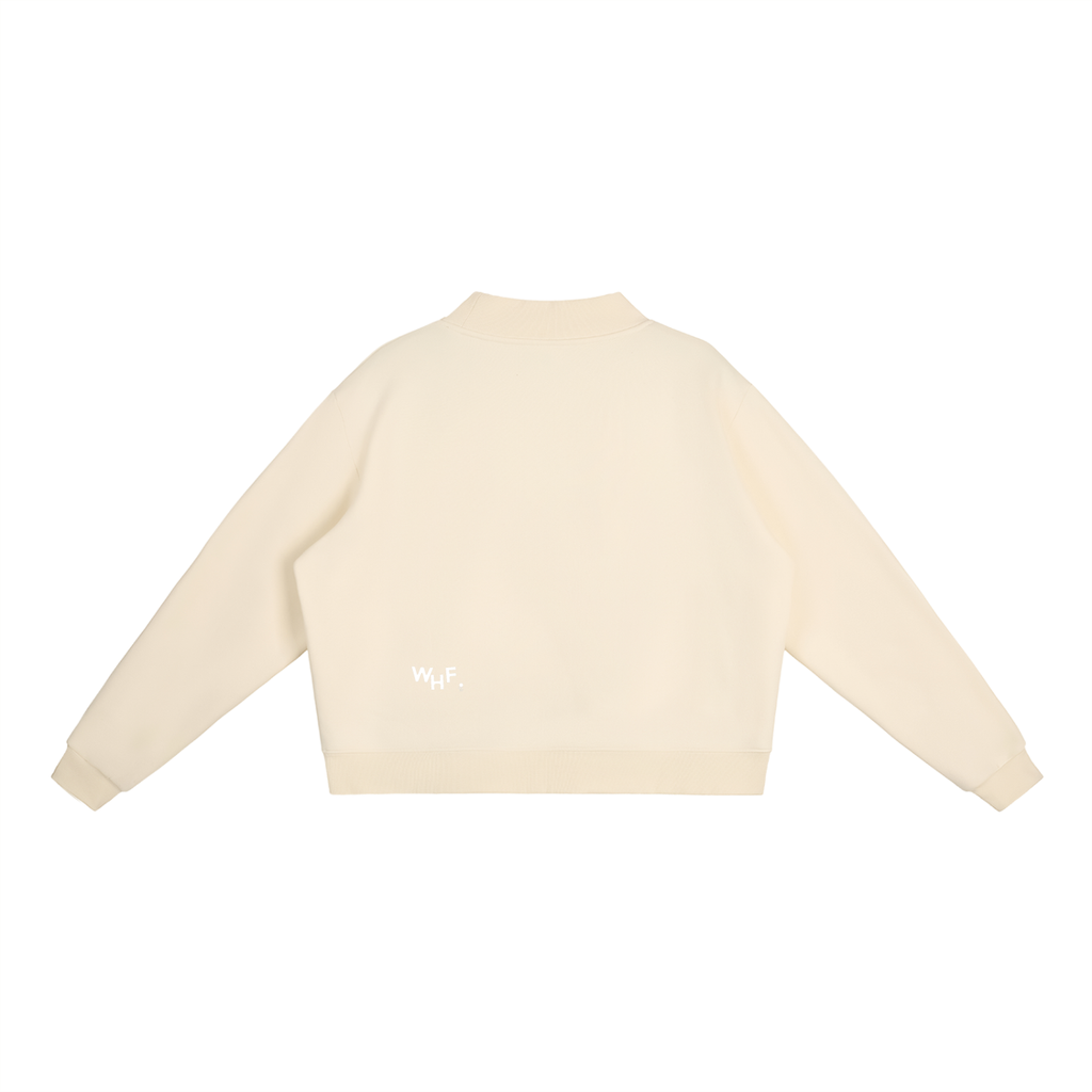 “NYC” Fleece Mock-Neck Sweatshirt